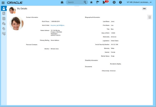 Pantalla HCM carac